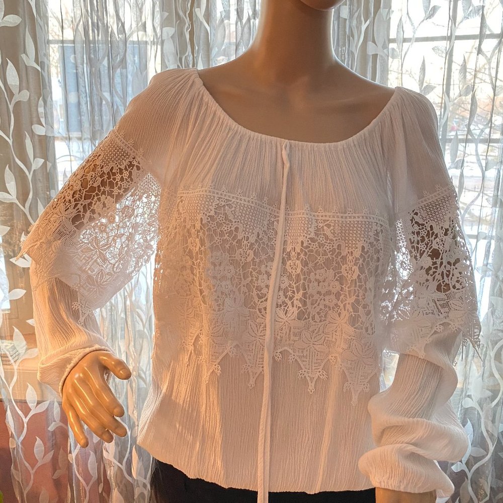 White Lace Top